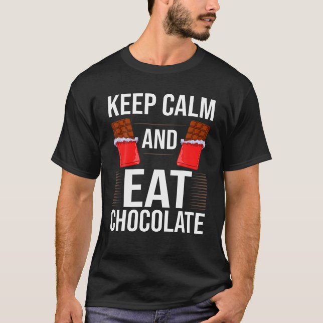 Schokolade Candy Bar Choco Dark Keto T-Shirt (Vorderseite)