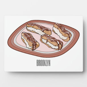 Schokolade Cartoon Illustration Fotoplatte