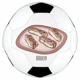 Schokolade Cartoon Illustration Fußball