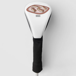 Schokolade Cartoon Illustration Golf Headcover
