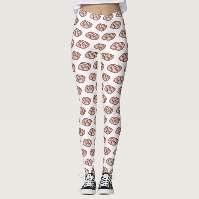 Schokolade Cartoon Illustration Leggings (Vorderseite)