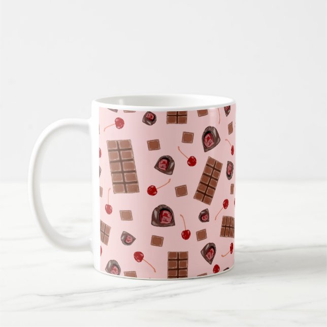 Schokolade Cherries Tasse (Links)