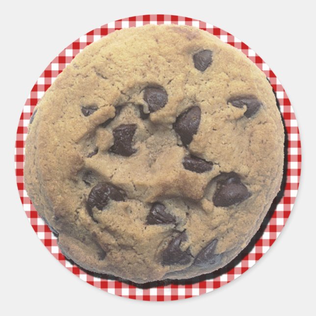 Schokolade Chip Cookie Aufkleber (Vorderseite)