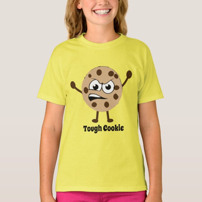 Schokolade Chip Cookie Design Funny Kids T-Shirt (Vorderseite)