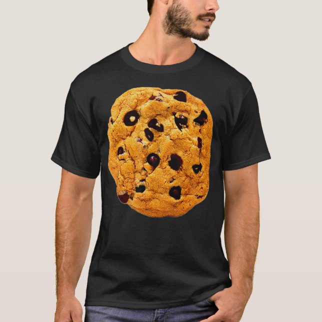 Schokolade Chip Cookie Kostüm Last Minute Lazy T-Shirt (Vorderseite)