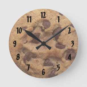 Schokolade Chip Cookie Numberwand Uhr