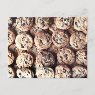 Schokolade Chip Cookie Postkarte