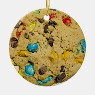 Schokolade Chip Cookie Realistisches Essen Weihnac Keramik Ornament