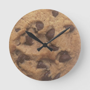 Schokolade Chip Cookie Round Clock Runde Wanduhr