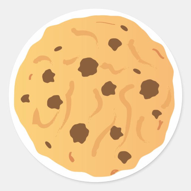 Schokolade Chip Cookie Stickers (Vorderseite)