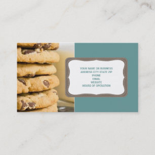 Schokolade Chip Cookies Business Cards Visitenkarte