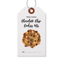 Schokolade Chip Cookies Jar Mix Gift Tags