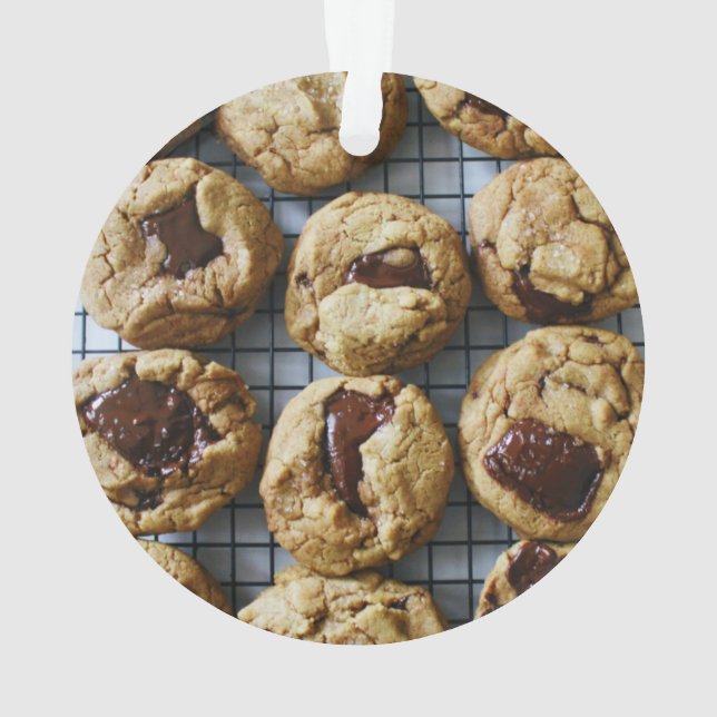 Schokolade Chip Cookies Ornament (Rückseite)