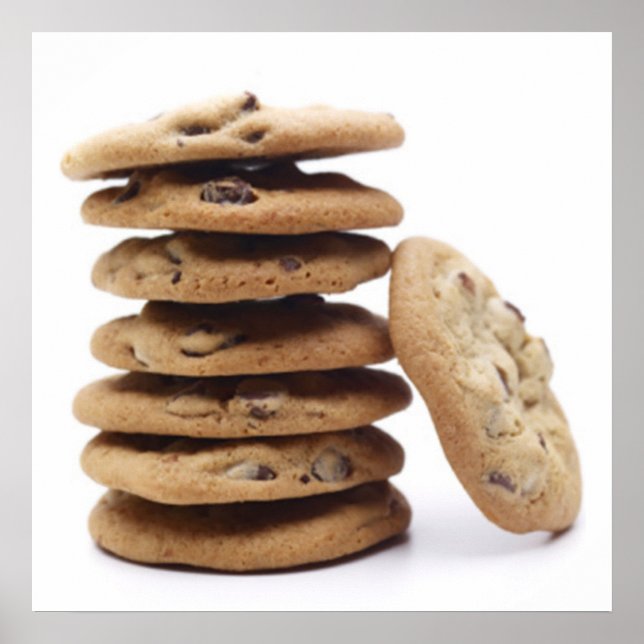Schokolade Chip Cookies Plakat drucken (Vorne)