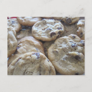 Schokolade Chip Cookies Postkarte