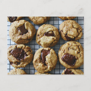 Schokolade Chip Cookies Postkarte