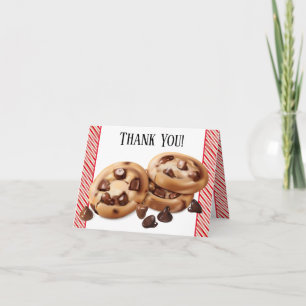 Schokolade Chip Cookies Vielen Dank Dankeskarte