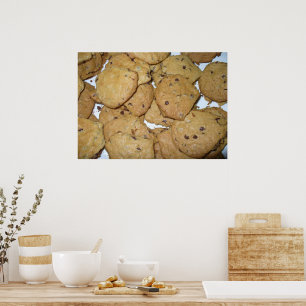Schokolade Chip Haferflocken Cookies Printwerbung Poster