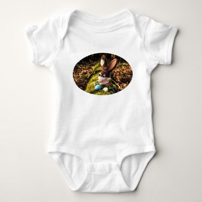 Schokolade Corona Ostersonne Baby Strampler (Vorderseite)