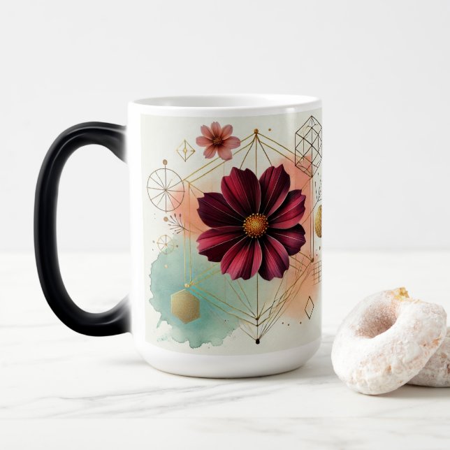 Schokolade Cosmos Tasse Design (Mit Donut)