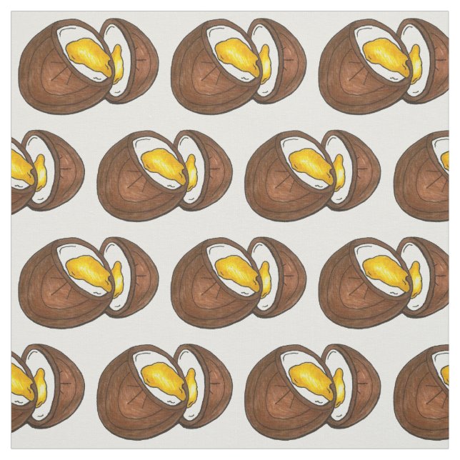 Schokolade Creme Osterkörbe Creme Ei Stoff (Muster)