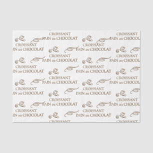 Schokolade Croissant Wrap Seidenpapier