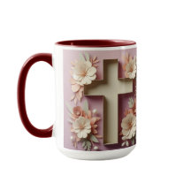Schokolade Cross Floral Tasse ai design