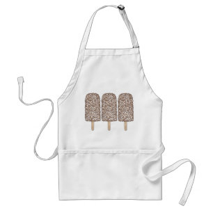 Schokolade Crunch Eclair Ice Creme Pop Popsicles Schürze