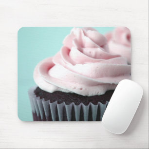 Schokolade Cupcake Pink Vanilla Zuckerguss Mousepad