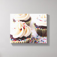 Schokolade Cupcakes Sprinkles Vanilla Zuckerguss