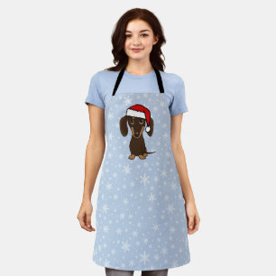 Schokolade Dackel Weihnachtsfeiertag Schürze