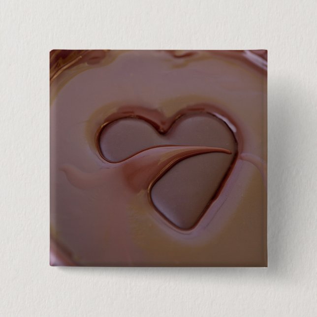 Schokolade der Liebe I Button (Vorderseite)