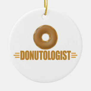 Schokolade Donut Lover Keramikornament