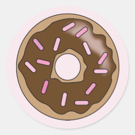 Schokolade Donut Sticker