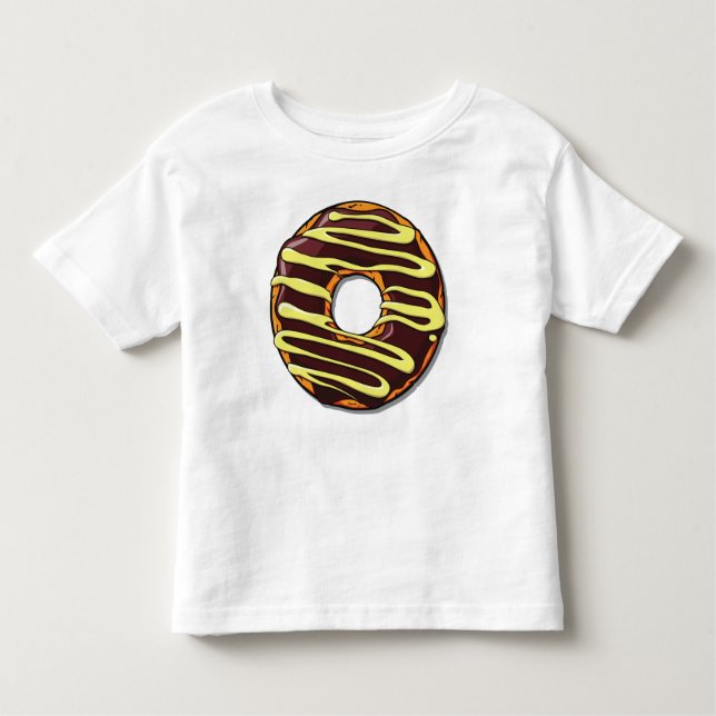 Schokolade, Doughnut, Zuckerguss, Glaze, Icing Kleinkind T-shirt (Vorderseite)