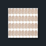 Schokolade Eclair Ice Cream Popsicles Popsicles Ku Leinwanddruck<br><div class="desc">Enthält eine originale Marker-Abbildung eines Schokoladenpolsters.</div>