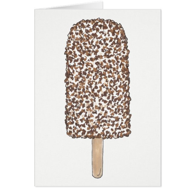 Schokolade Eclair Ice Creme Popsicle Dessert Feins (Vorne)