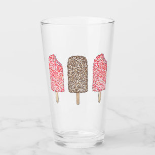 Schokolade Eclair Strawberry Shortcake Popsicles Glas
