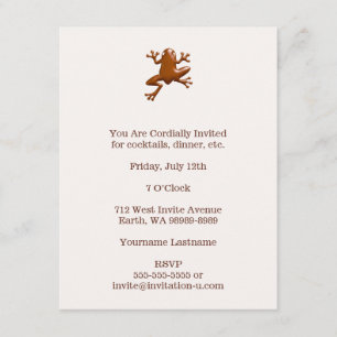 Schokolade Einladung