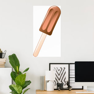 Schokolade Eis Creme Bar Poster