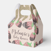 Schokolade Erdbeeren Imitate Glitzer Kinderdusche