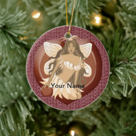 Schokolade Feenmärchen Keramik Ornament