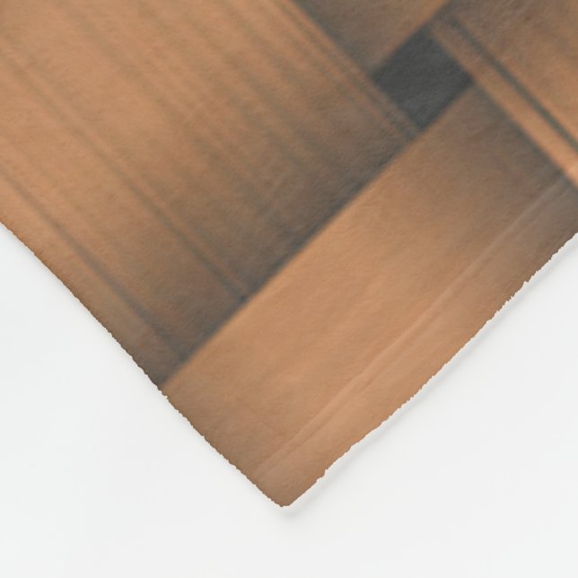 Schokolade Fleece Blanket (Ecke)