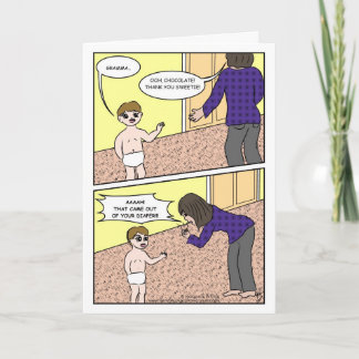 Schokolade für Gramma Karte