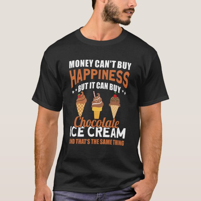 Schokolade, gefroren T-Shirt (Vorderseite)