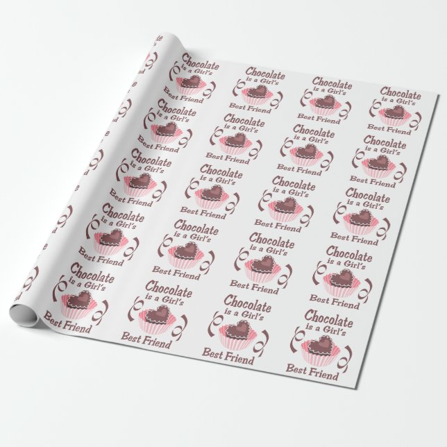 Schokolade Geschenkpapier (Ungerollt)