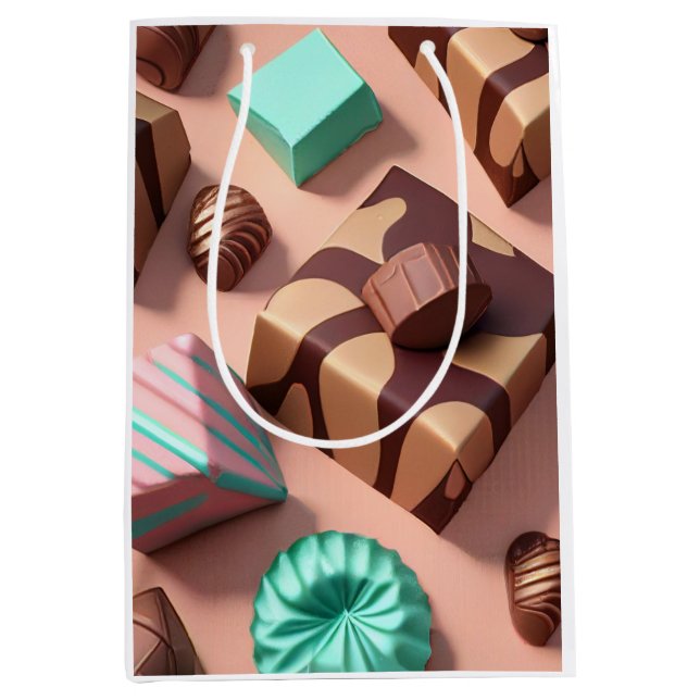Schokolade Geschenktasche Mittlere Geschenktüte (Vorderseite)