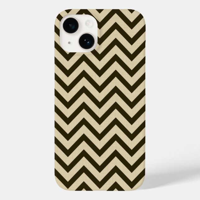Schokolade Gewürzmoods Chevrons Case-Mate iPhone Hülle (Rückseite)