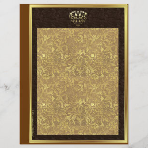 Schokolade Gold Wedding Album, Scrapbook Seiten