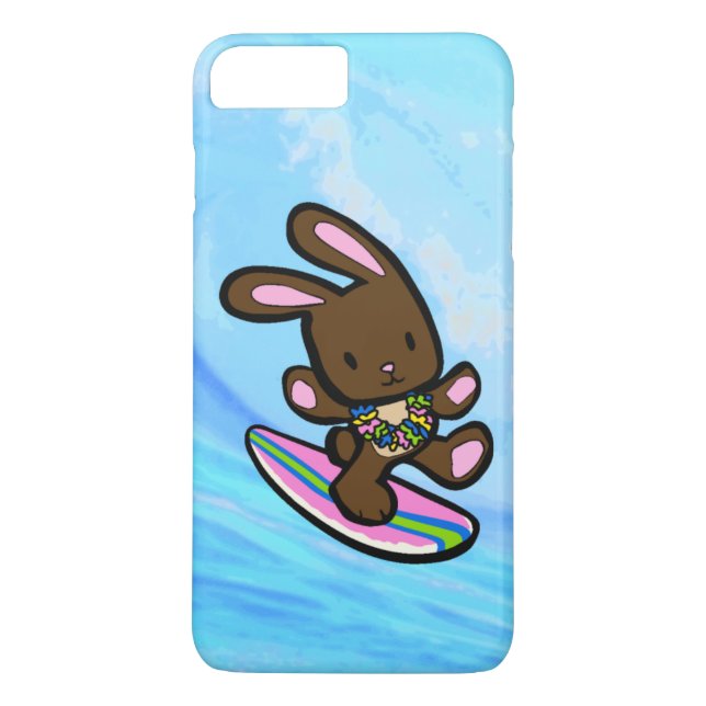 Schokolade Hawaiian Surfbrett Case-Mate iPhone Hülle (Rückseite)